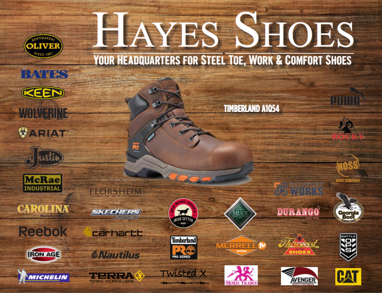 Hayes Shoes | Your Headquarters for Steel Toe, Work & Comfort Shoes